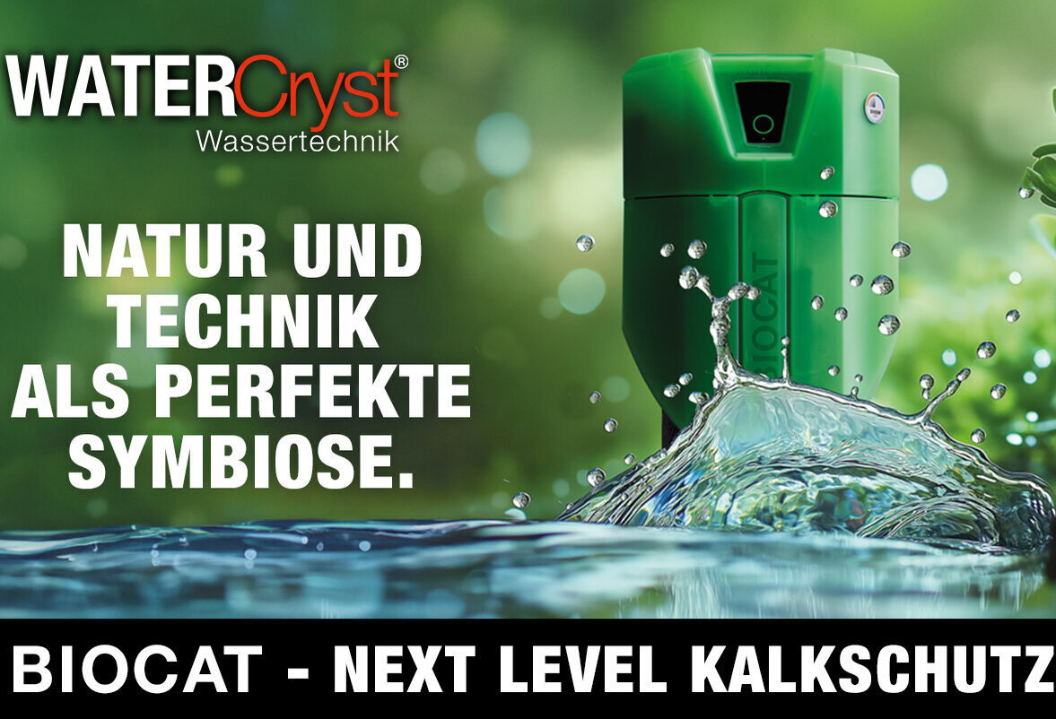 BIOCAT Kleingeräte Grafik mit Abbildung von BIOCAT Kleingerät und Titel Natur und Technik als perfekte Symbiose